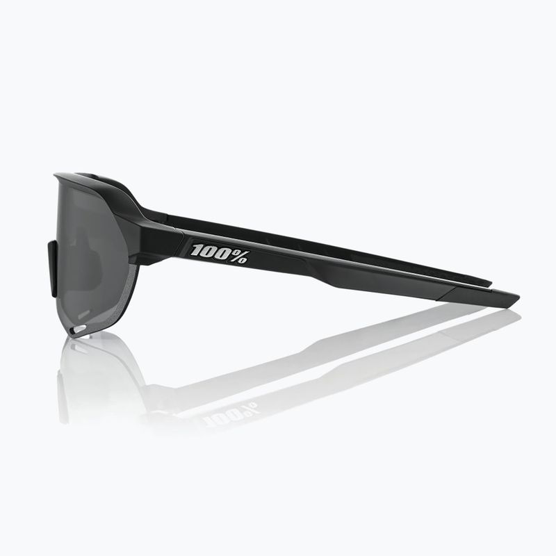 Окуляри сонцезахисні 100% S2 soft tact black/smoke 3