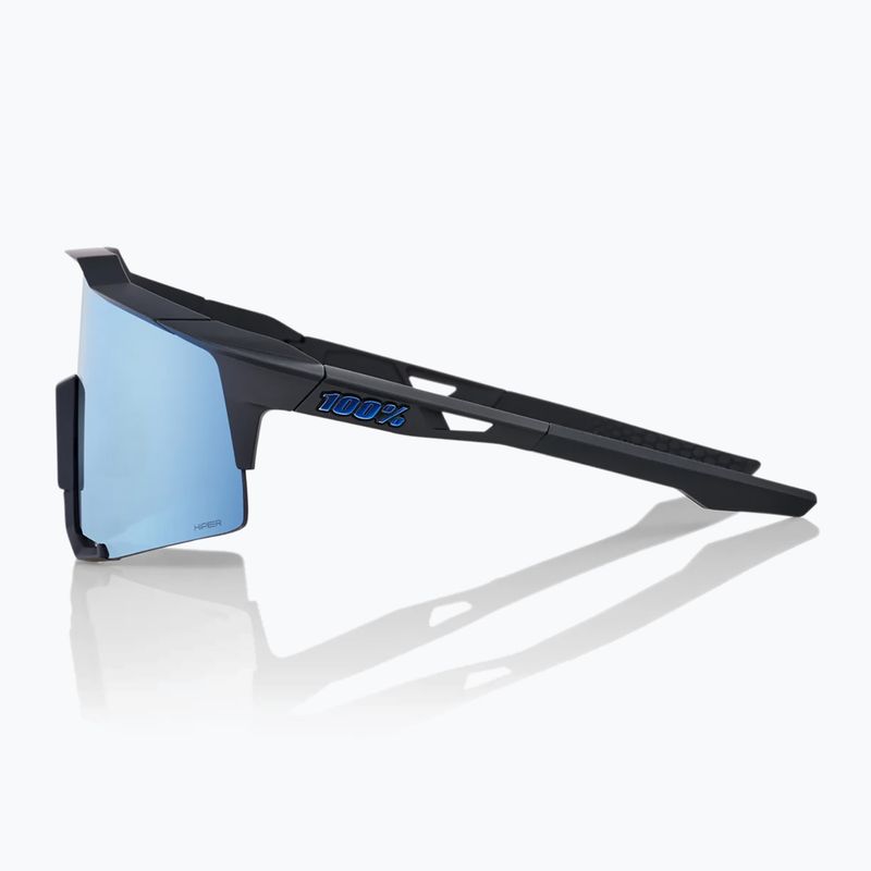 Окуляри велосипедні 100% Speedcraft matte black/hiper blue multilayer mirror 9