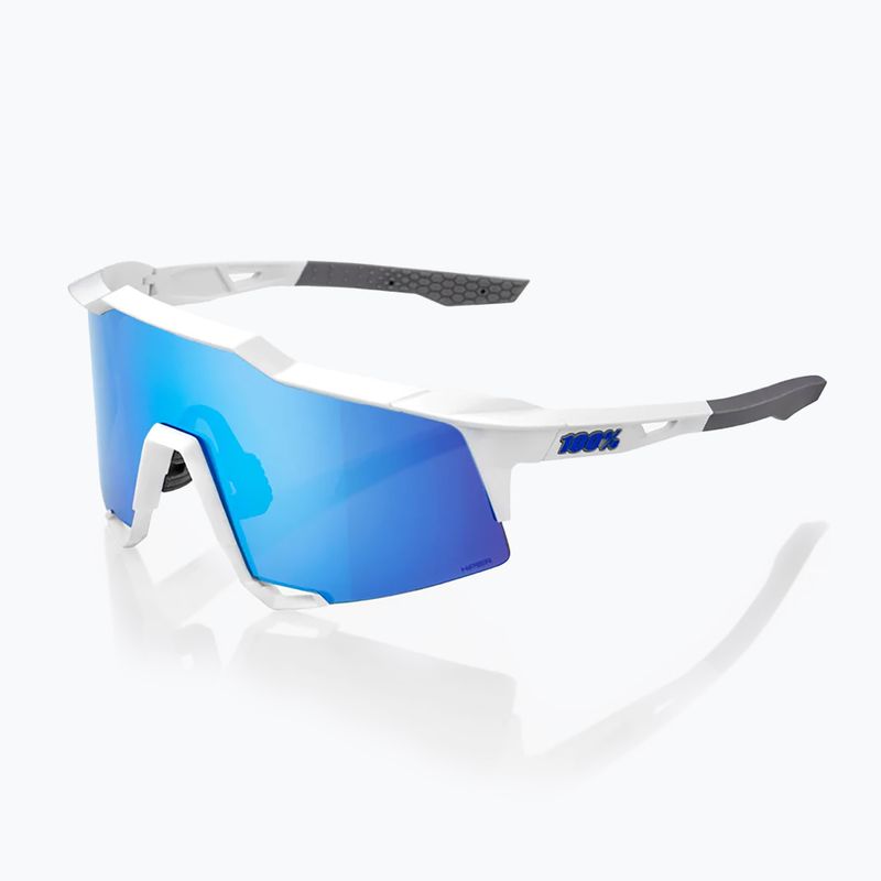Окуляри сонцезахисні 100% Speedcraft matte white/hiper blue multilayer mirror