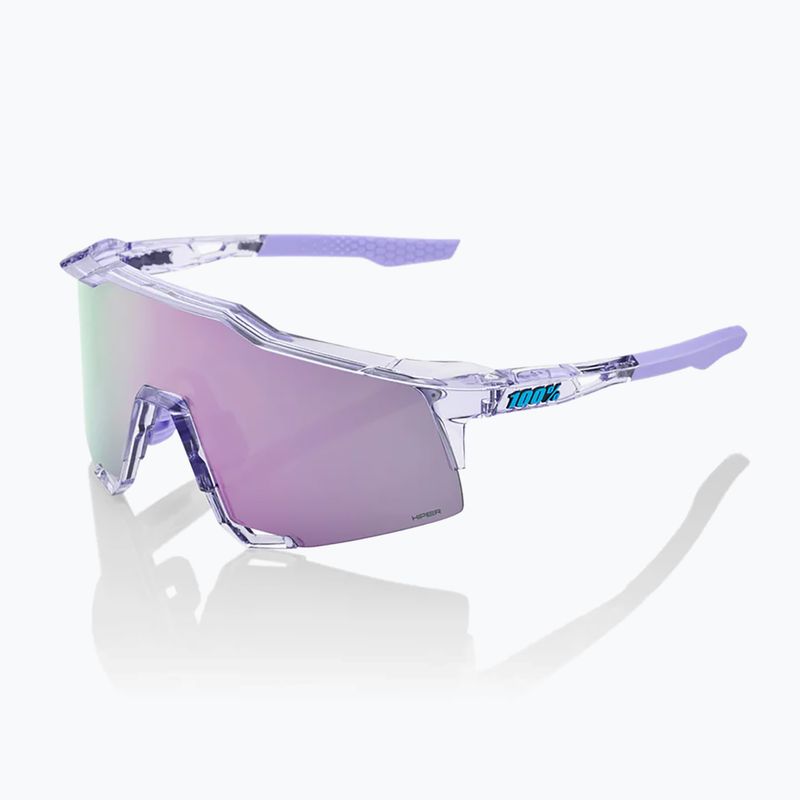 Окуляри сонцезахисні 100% Speedcraft polished translucent lavender/hiper lavender mirror