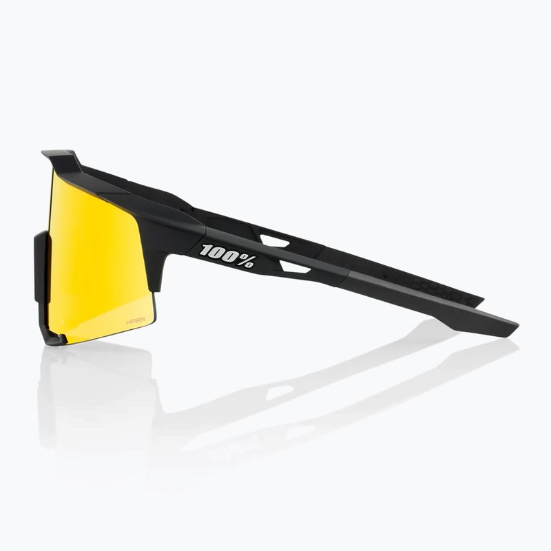 Окуляри велосипедні 100% Speedcraft soft tact black/hiper red multilayer mirror 9