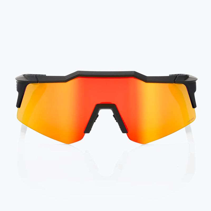 Окуляри сонцезахисні 100% Speedcraft XS soft tact black/hiper red multilayer mirror 2