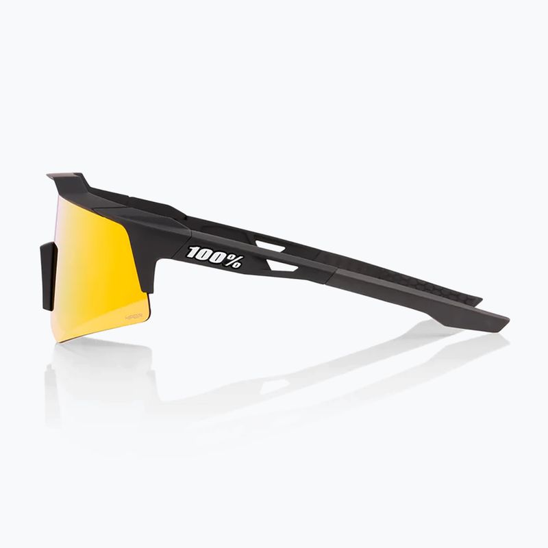 Окуляри сонцезахисні 100% Speedcraft XS soft tact black/hiper red multilayer mirror 3