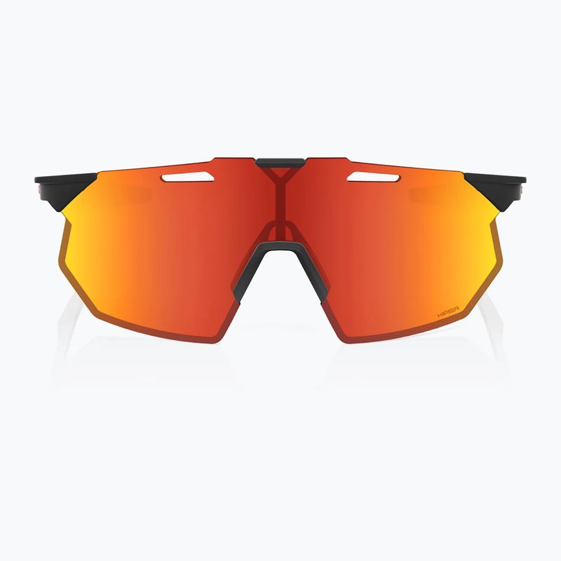 Окуляри велосипедні 100% Hypercraft SQ soft tact black/hiper red multilayer mirror 2