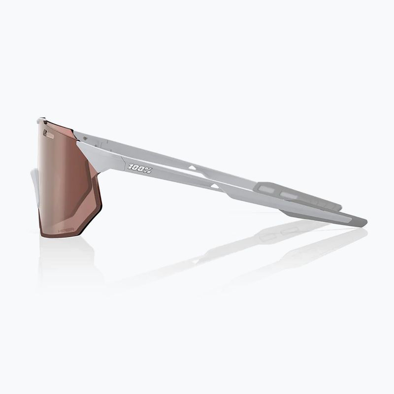 Окуляри сонцезахисні 100% Hypercraft SQ matte stone grey/hiper crimson silver mirror 3