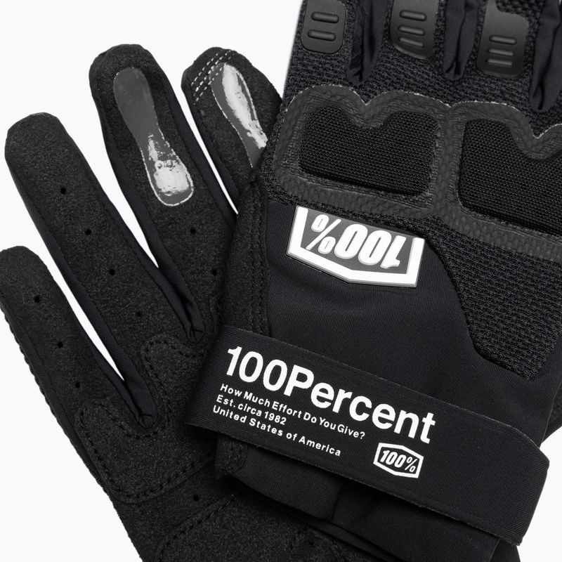 Велосипедні рукавички 100% Langdale Gloves чорні 4