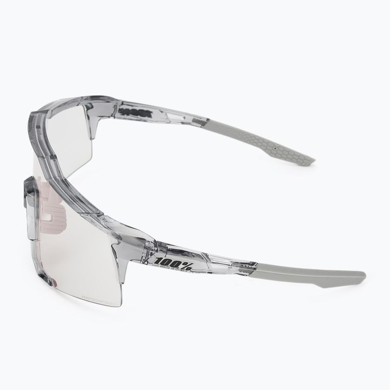 Окуляри сонцезахисні 100% Speedcraft polished translucent grey/rose gold mirror photochrom 4