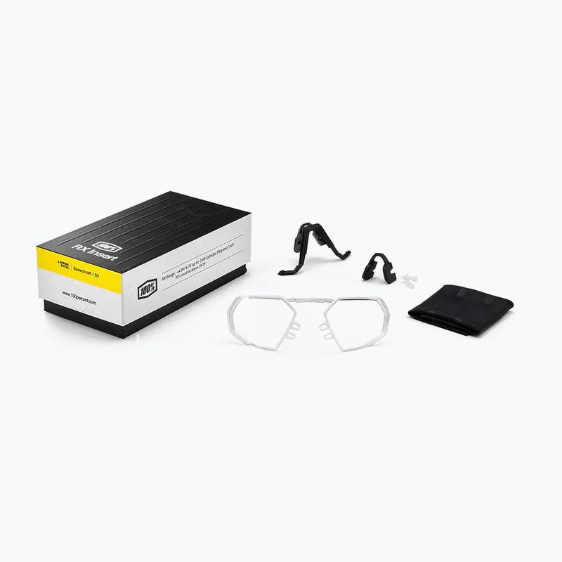 Вкладка корекційна для окулярів 100% RX Optical Insert S3/Speedcraft clear/black