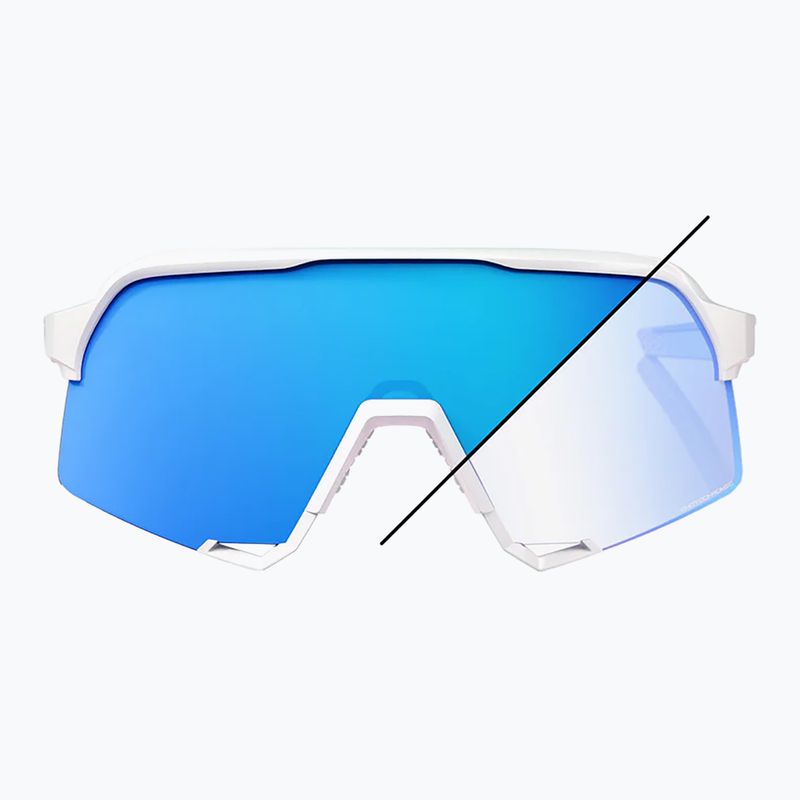 Окуляри сонцезахисні 100% S3 LE bastille/blue mirror photochromic 8