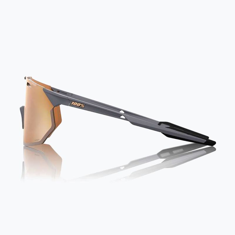 Окуляри сонцезахисні 100% Hypercraft SQ soft tact grey/hiper copper mirror 3