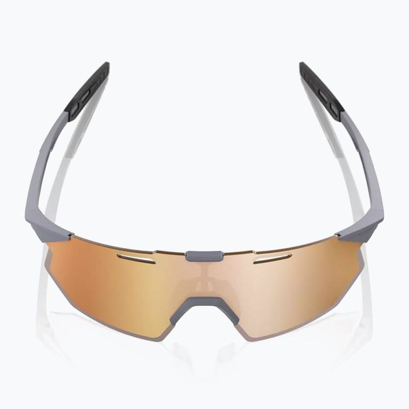 Окуляри сонцезахисні 100% Hypercraft SQ soft tact grey/hiper copper mirror 4