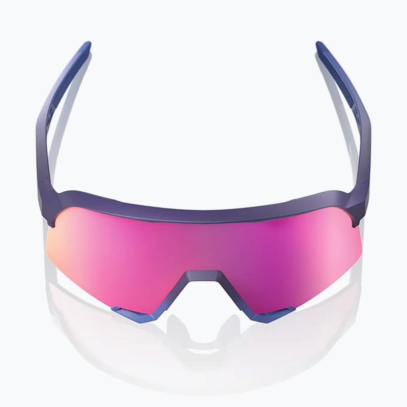 Окуляри сонцезахисні 100% S3 satin storm metallic/purple mirror 3