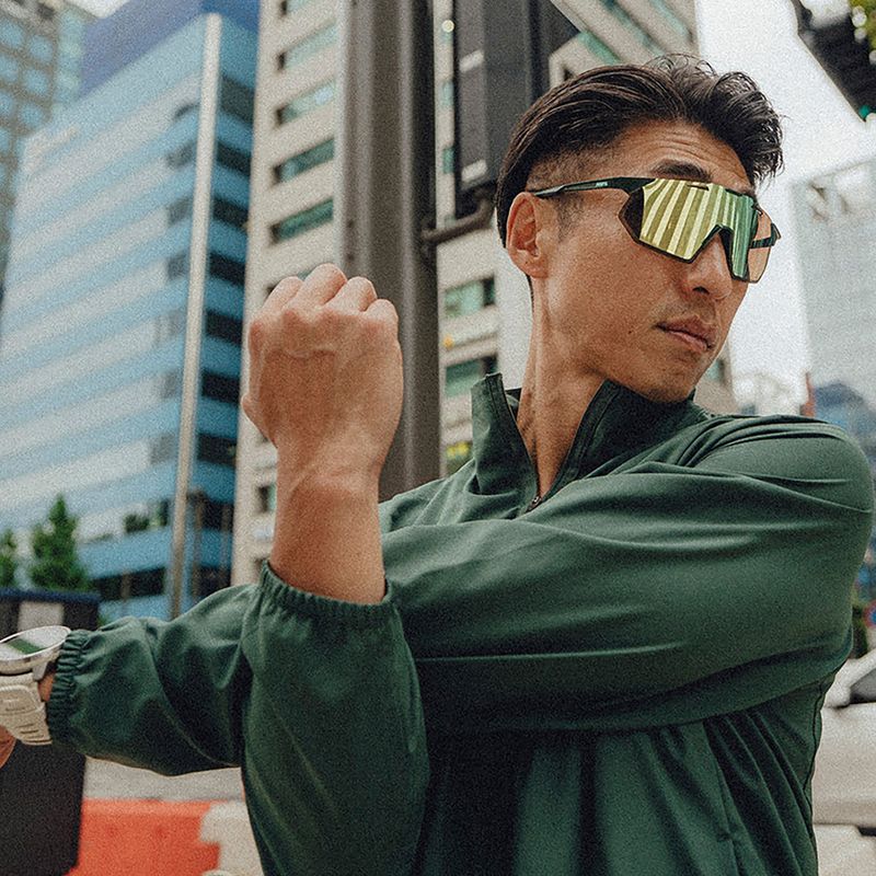 Окуляри сонцезахисні 100% Hypercraft SQ matte juniper/hiper mint mirror 4