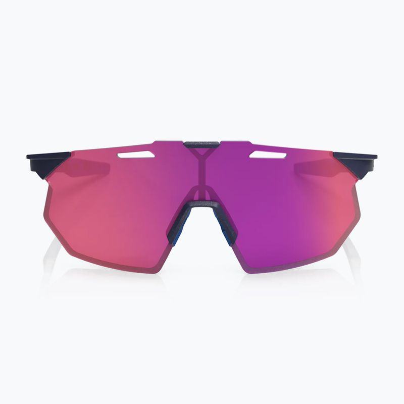 Окуляри сонцезахисні 100% Hypercraft SQ satin storm metallic/purple mirror 4