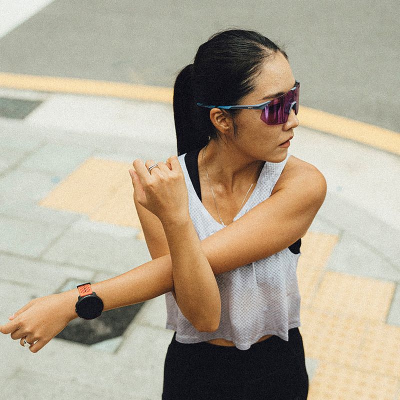 Окуляри сонцезахисні 100% Hypercraft SQ satin storm metallic/purple mirror 5