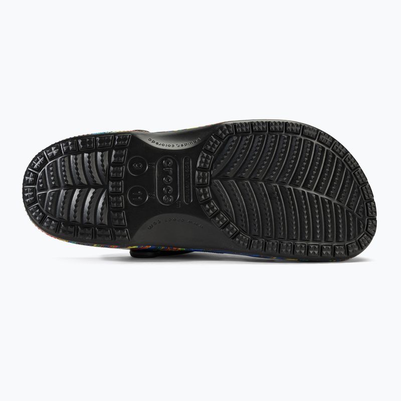 Шльопанці жіночі Crocs Baya Seasonal Printed Clog black/multi 5