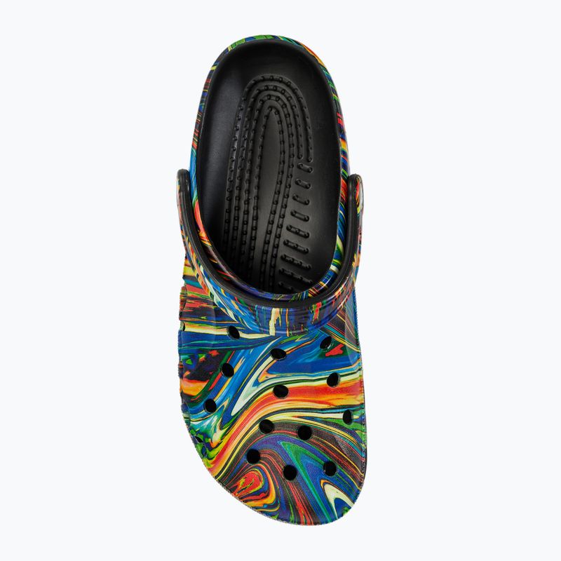 Шльопанці жіночі Crocs Baya Seasonal Printed Clog black/multi 6