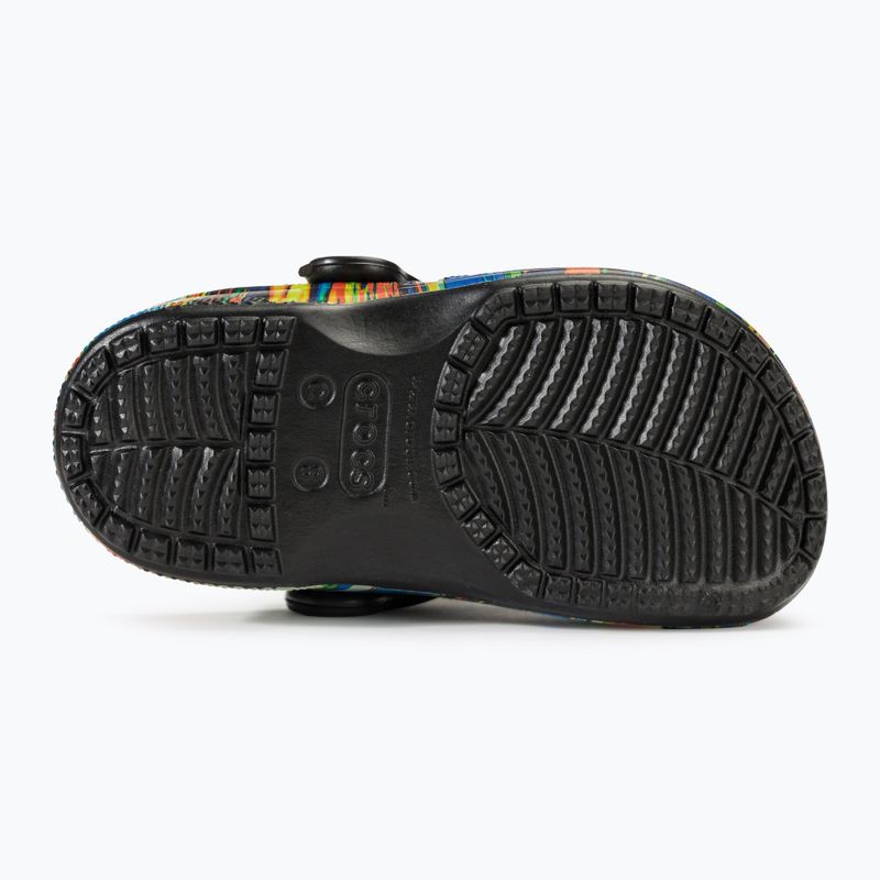 Шльопанці дитячі Crocs Baya Graphic Clog black/multi 5