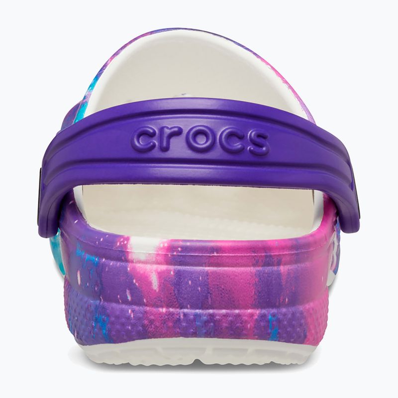 Шльопанці дитячі Crocs Baya Graphic Clog white/multi 11