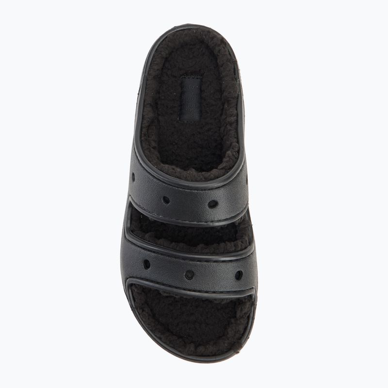 Шльопанці Crocs Classic Cozzzy Sandal black/black 5