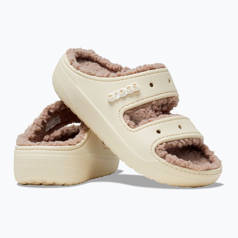 Шльопанці Crocs Classic Cozzzy Sandal bone/mushroom 13