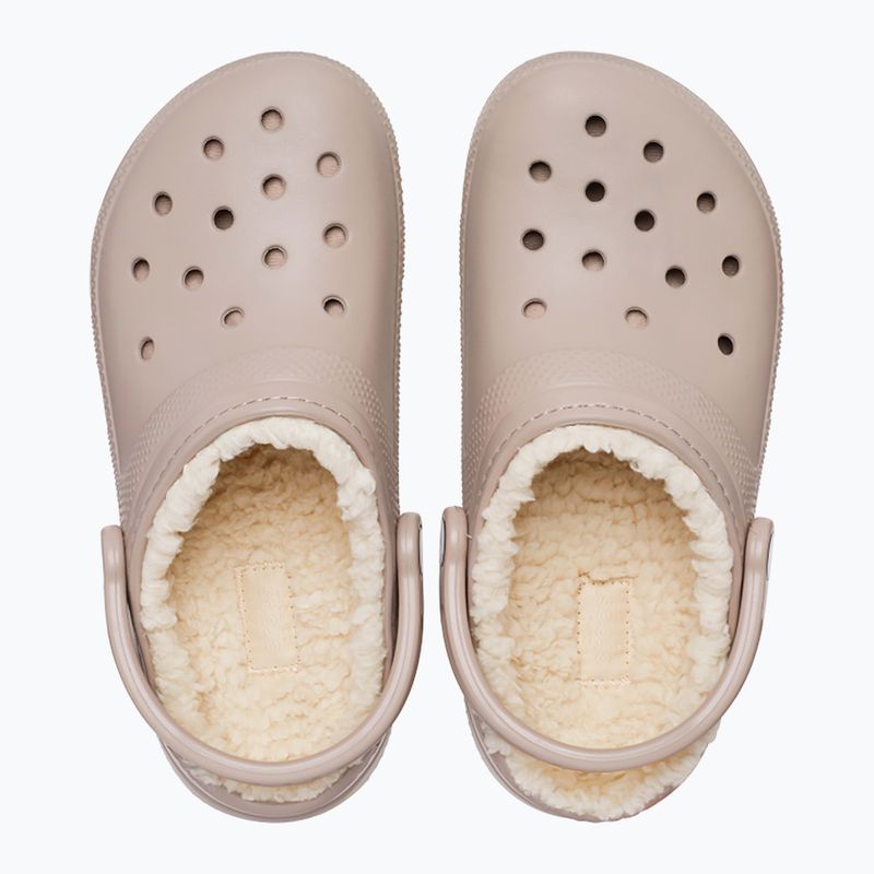 Шльопанці Crocs Classic Lined Clog mushroom/bone 13