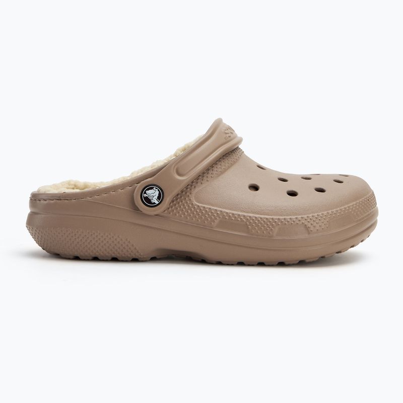 Шльопанці Crocs Classic Lined Clog mushroom/bone 3