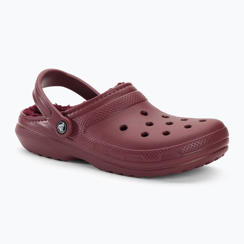 Шльопанці Crocs Classic Lined Clog бордо 2