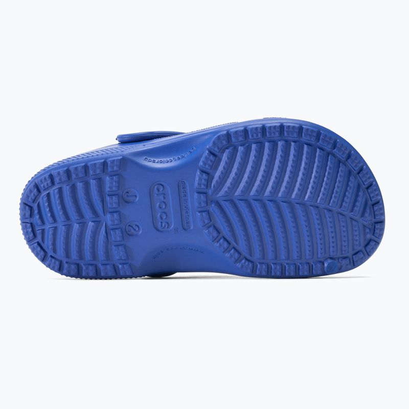 Crocs Classic Clog Kids сині шльопанці на болтах 6