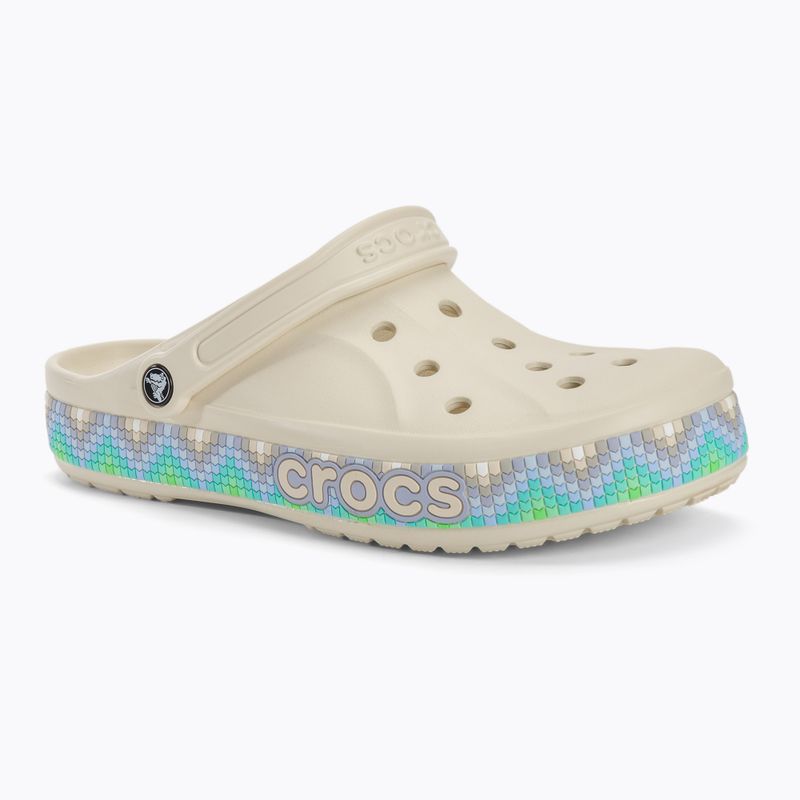 Шльопанці Crocs Bayaband Chevron Band Clog stucco/multi 2