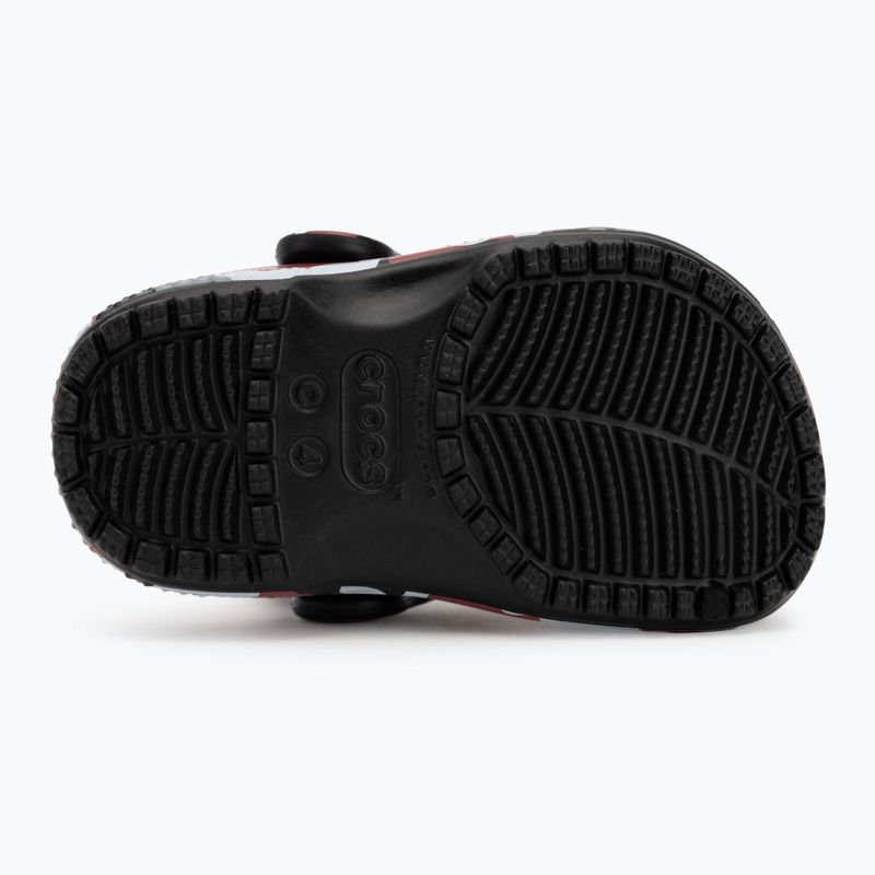 Шльопанці дитячі Crocs Classic Camo Clog Toddler black/red 5