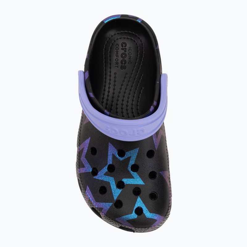 Шльопанці дитячі Crocs Classic Disco Dance Party Clog Kids stars/black 6
