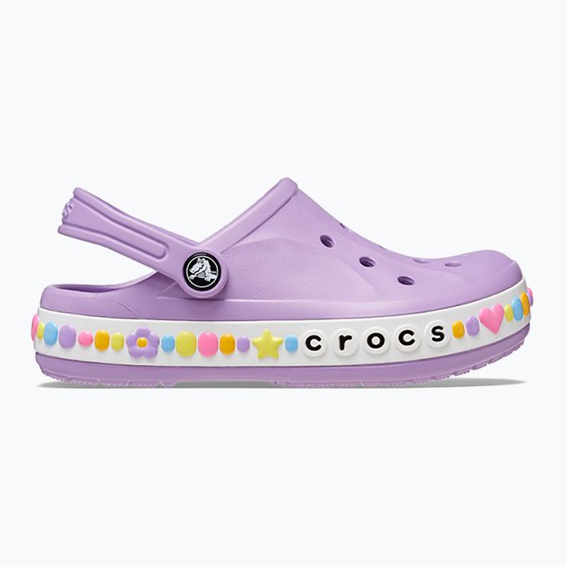 Шльопанці дитячі Crocs Bayaband Charm Band Clogs orchid 10
