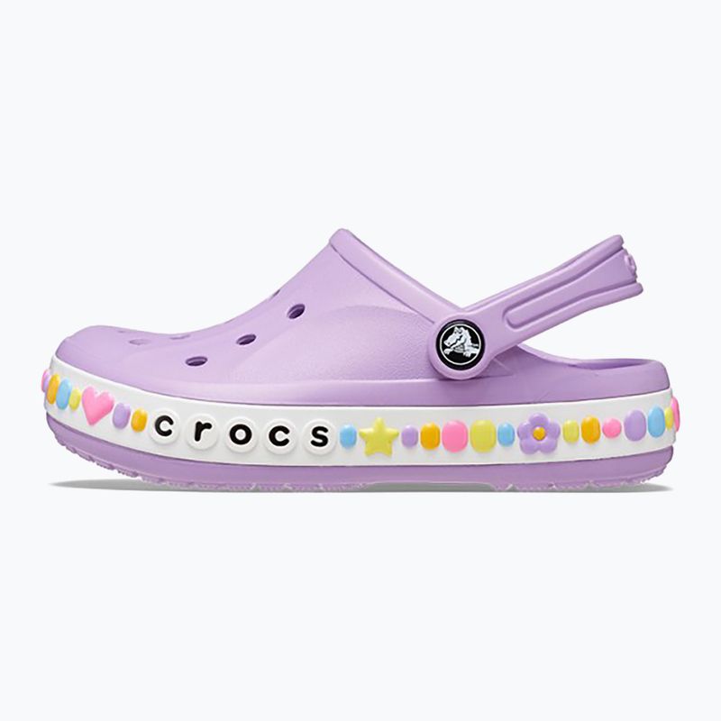 Шльопанці дитячі Crocs Bayaband Charm Band Clogs orchid 11