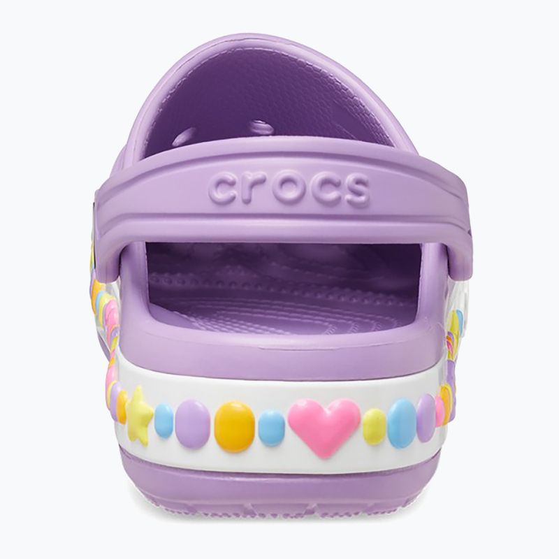 Шльопанці дитячі Crocs Bayaband Charm Band Clogs orchid 12