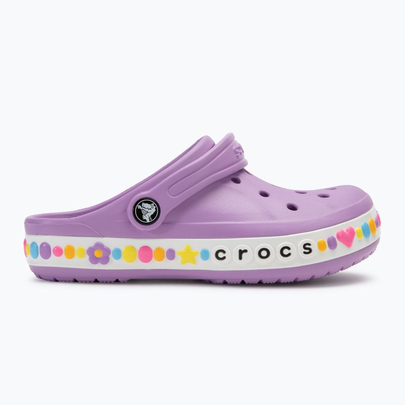 Шльопанці дитячі Crocs Bayaband Charm Band Clogs orchid 3