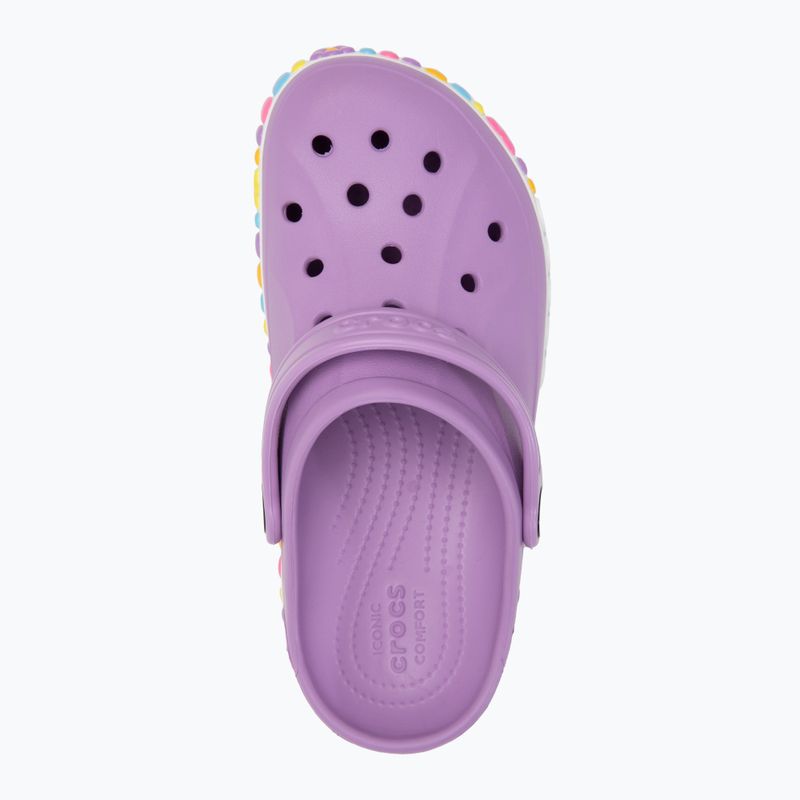 Шльопанці дитячі Crocs Bayaband Charm Band Clogs orchid 6