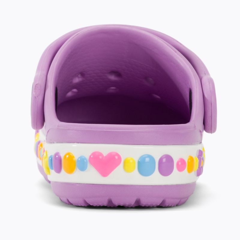 Шльопанці дитячі Crocs Bayaband Charm Band Clog Toddler orchid 7