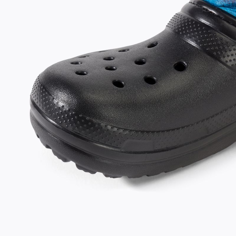 Снігоступи дитячі Crocs Classic Lined Спрей Dye Boot Kids black/multi 7