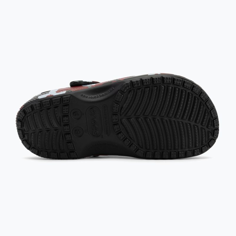 Шльопанці Crocs Classic Printed Camo Clog чорний/перець 5