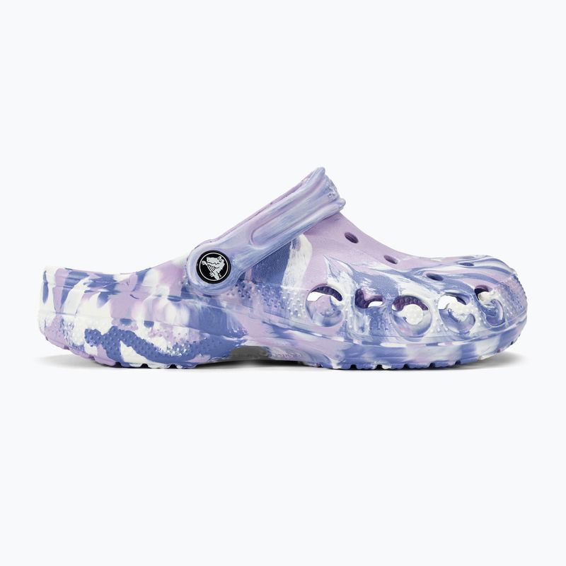 Шльопанці Crocs Baya Marbled Clog lavender/multi 3