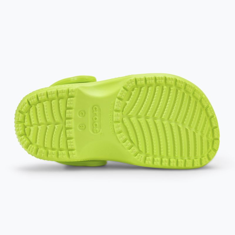 Дитячі шльопанці Crocs Classic Clog T limeade 5