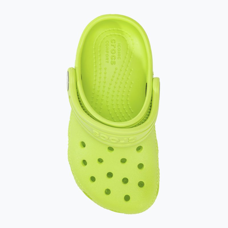 Дитячі шльопанці Crocs Classic Clog T limeade 6
