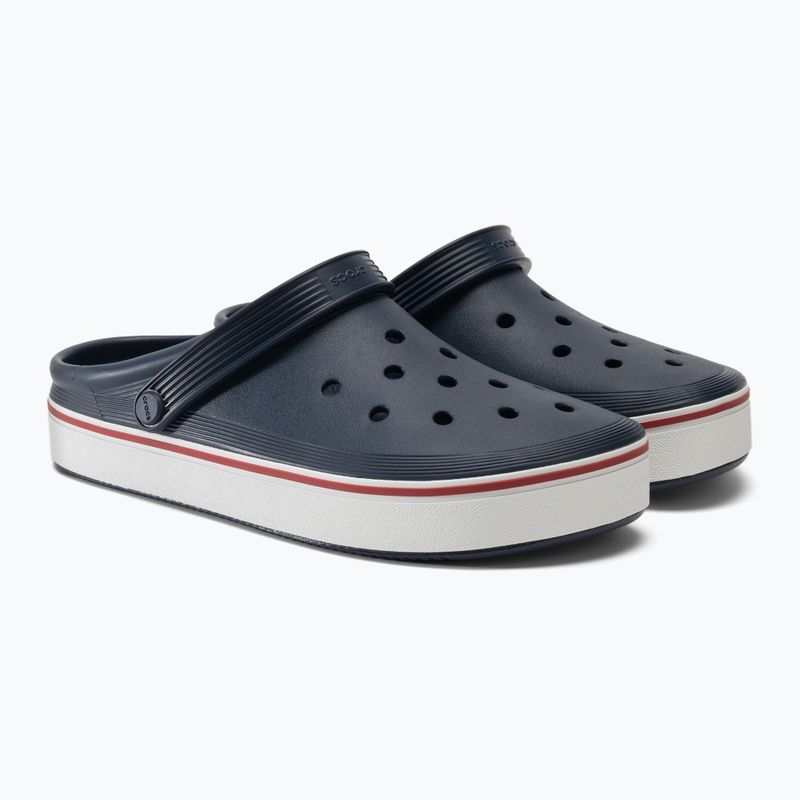 Чоловічі шльопанці Crocs Crocband Clean Of Court Clog темно-синій 5