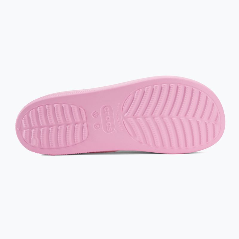 Жіночі шльопанці Crocs на класичній платформі з фламінго 4