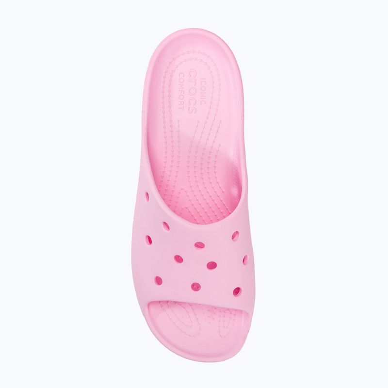 Жіночі шльопанці Crocs на класичній платформі з фламінго 5
