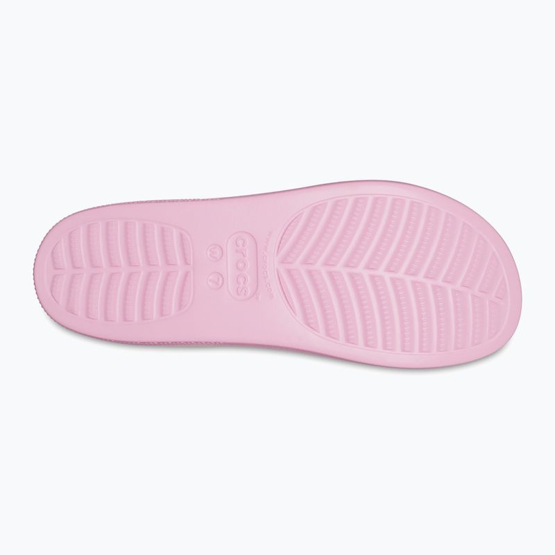 Жіночі шльопанці Crocs на класичній платформі з фламінго 12