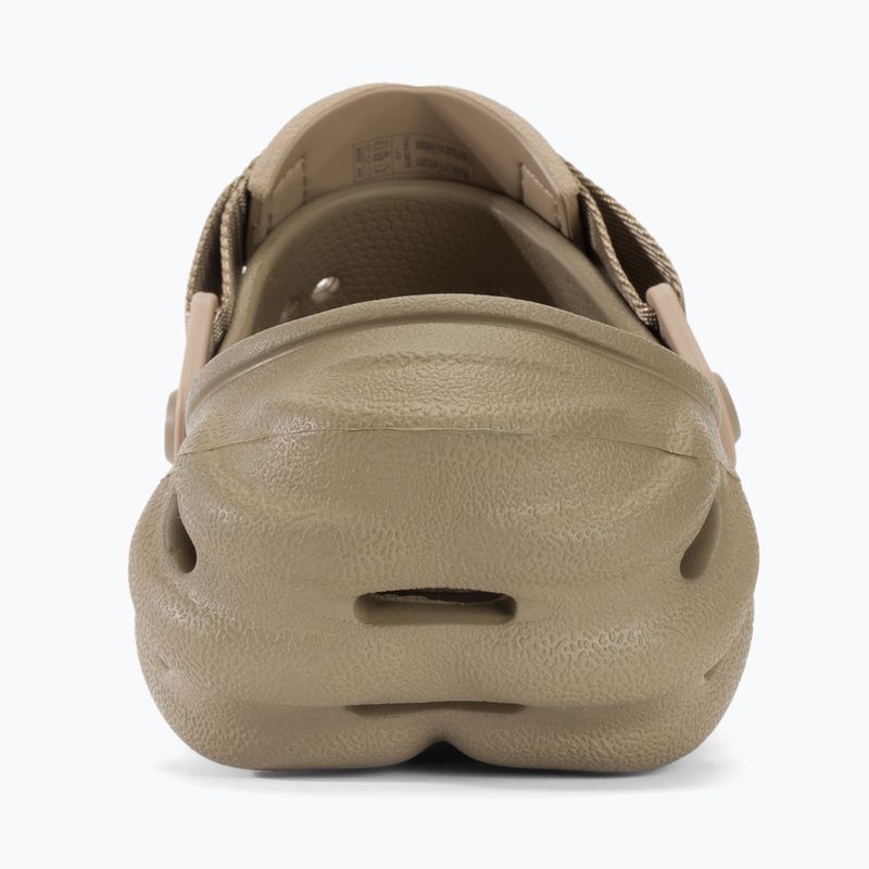 Шльопанці дитячі Crocs Echo Clog Kids khaki 7