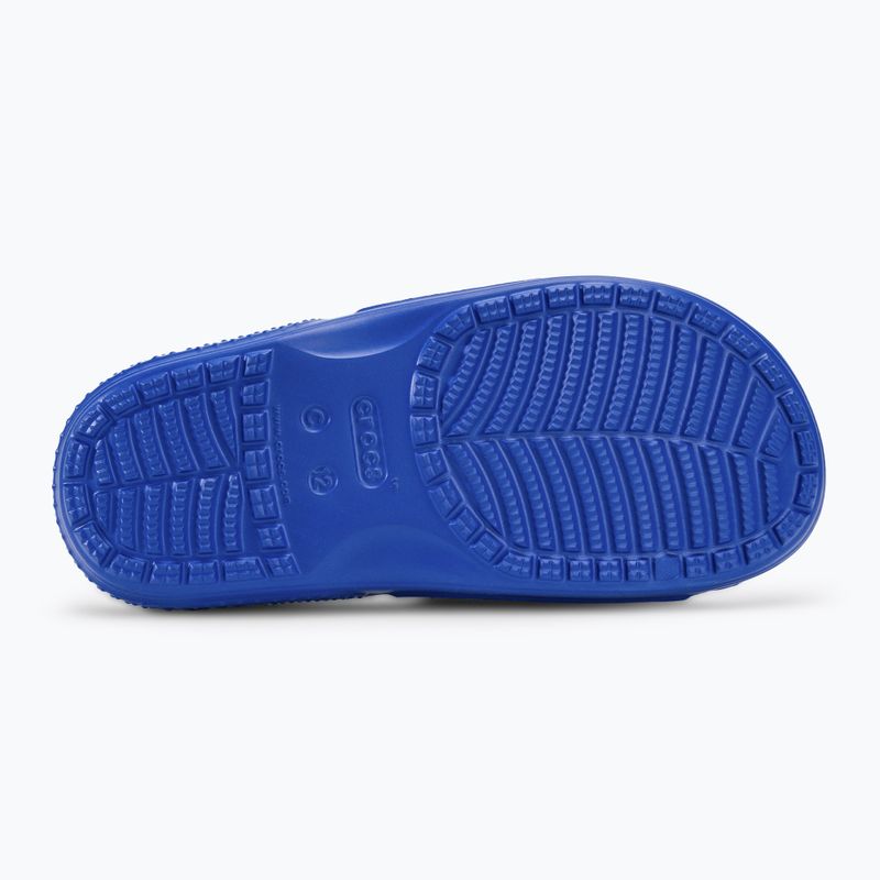Дитячі шльопанці Crocs Classic на синьому болті 4