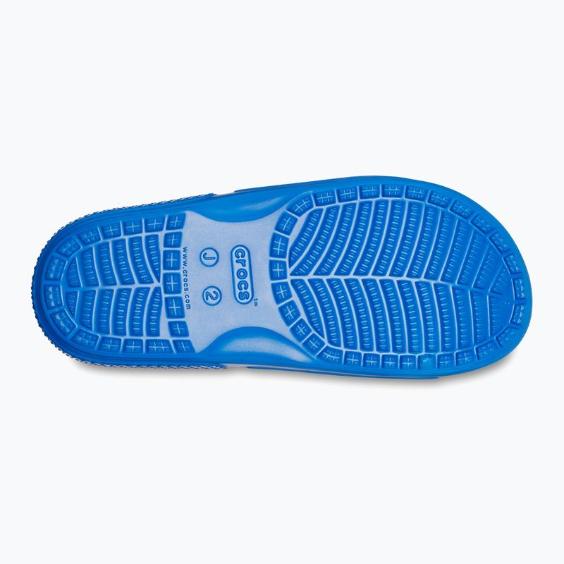 Дитячі шльопанці Crocs Classic на синьому болті 12
